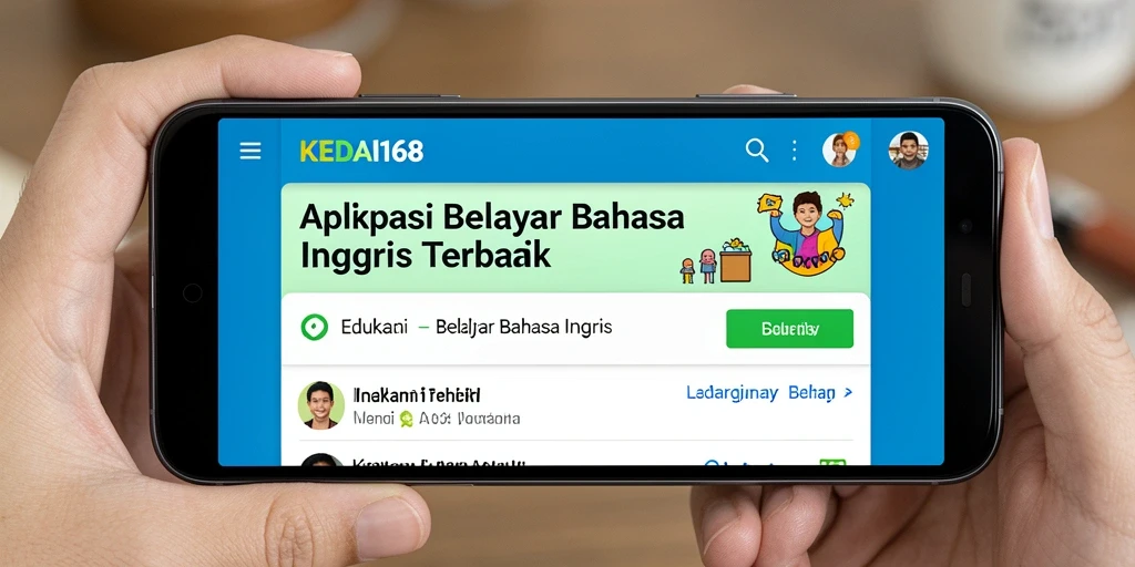Tampilan antarmuka KEDAI168 yang menarik dan interaktif.