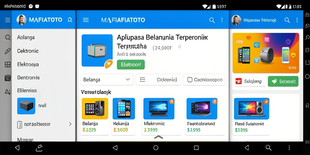 Antarmuka aplikasi MAFIATOTO yang mudah digunakan untuk belanja elektronik.